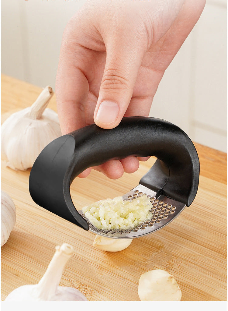 Stainless Steel Garlic Press Crusher