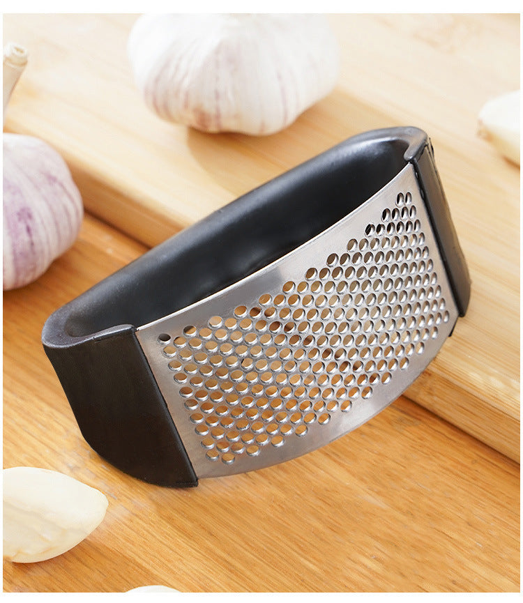 Stainless Steel Garlic Press Crusher