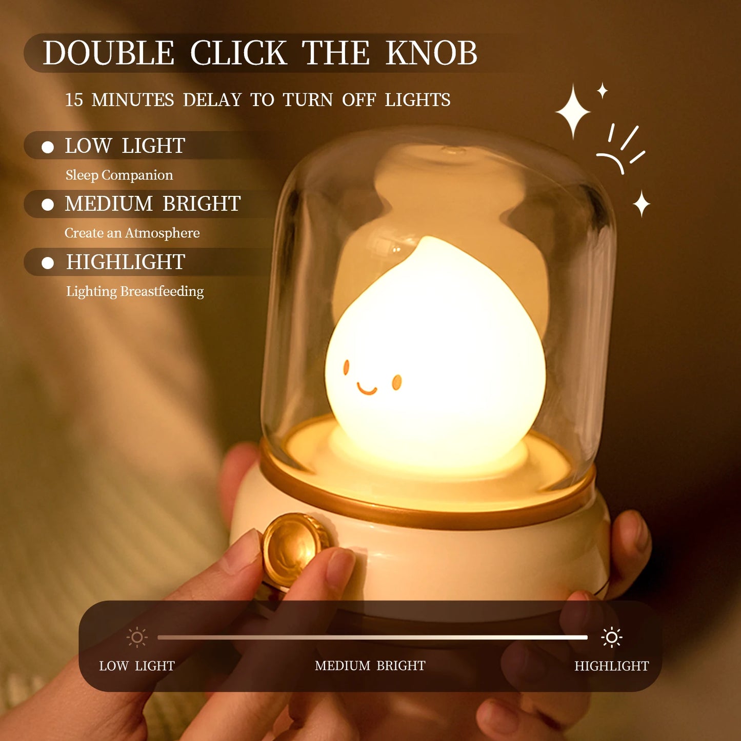 Mini Desktop LED Cute Night Lamp