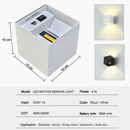 Litu LED intelligente bewegingssensor