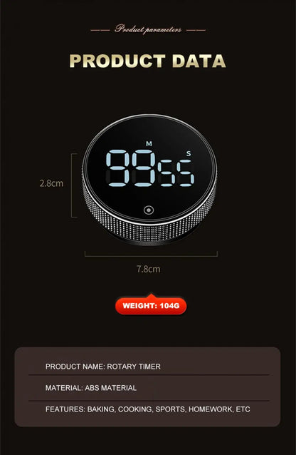 LED Digitale Keukenwekker Studie Stopwatch